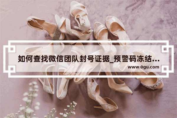 如何查找微信团队封号证据_预警码冻结多久解开