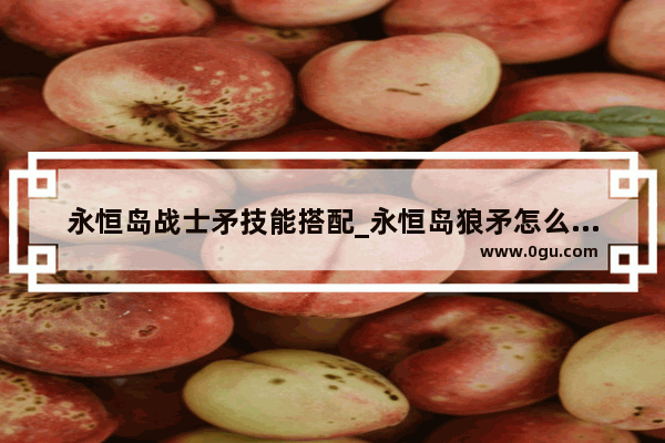 永恒岛战士矛技能搭配_永恒岛狼矛怎么获得