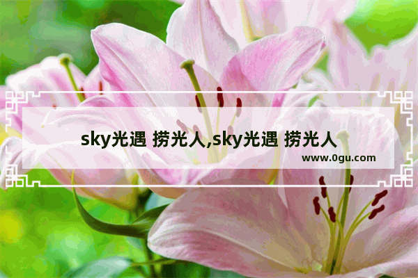 sky光遇 捞光人,sky光遇 捞光人