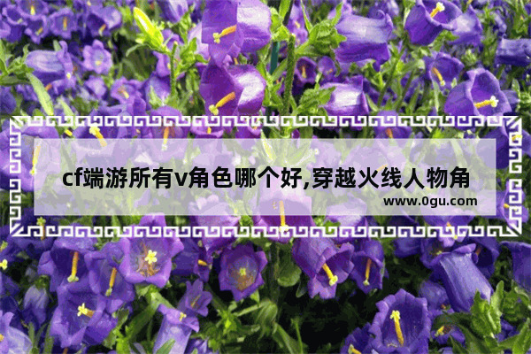 cf端游所有v角色哪个好,穿越火线人物角色