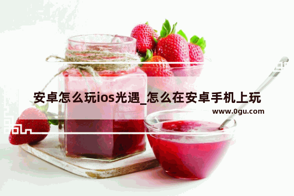 安卓怎么玩ios光遇_怎么在安卓手机上玩iOS服光遇