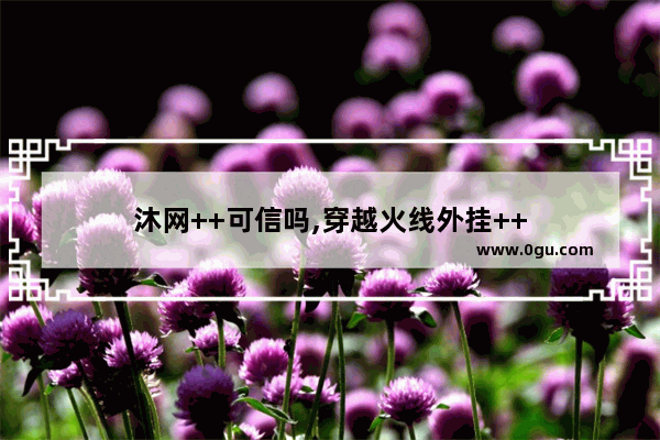 沐网++可信吗,穿越火线外挂++