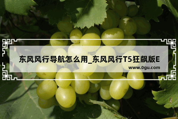 东风风行导航怎么用_东风风行T5狂飙版EVO导航怎么使用
