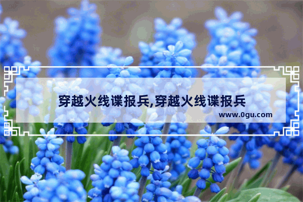 穿越火线谍报兵,穿越火线谍报兵