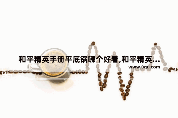 和平精英手册平底锅哪个好看,和平精英最好看的手册