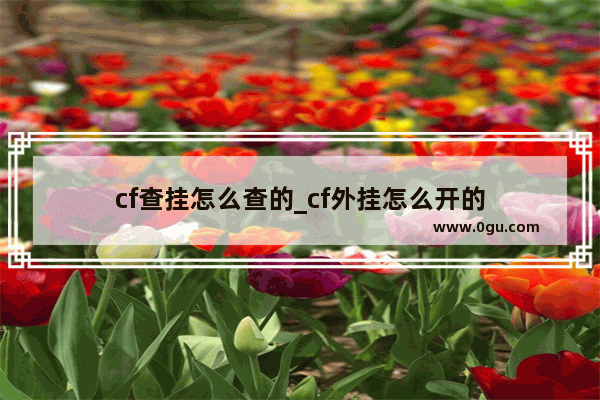 cf查挂怎么查的_cf外挂怎么开的