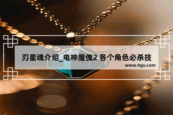 刃星魂介绍_电神魔傀2 各个角色必杀技