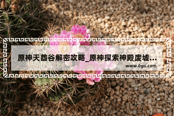 原神天酋谷解密攻略_原神探索神殿废墟攻略