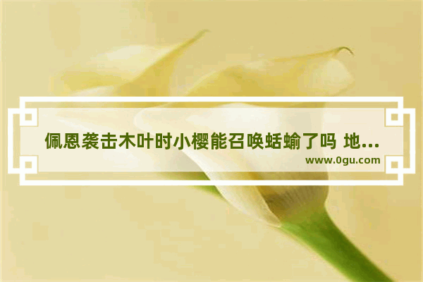 佩恩袭击木叶时小樱能召唤蛞蝓了吗 地下城与勇士神豪联手