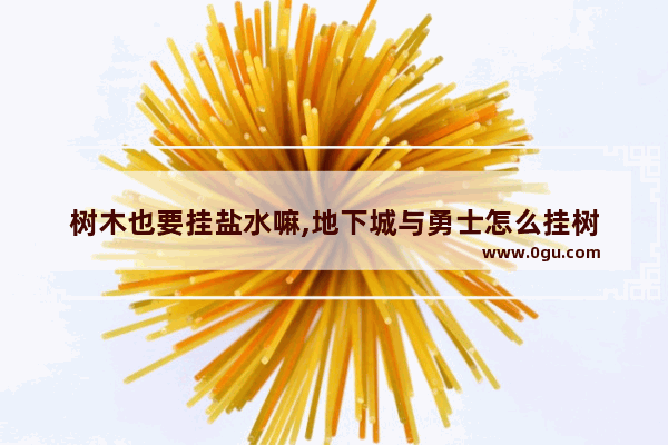 树木也要挂盐水嘛,地下城与勇士怎么挂树