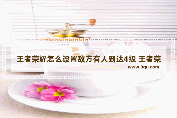 王者荣耀怎么设置敌方有人到达4级 王者荣耀iv
