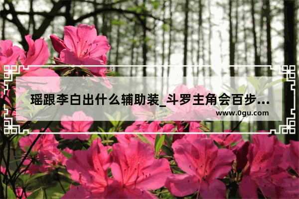 瑶跟李白出什么辅助装_斗罗主角会百步飞剑小说