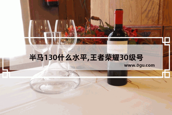 半马130什么水平,王者荣耀30级号