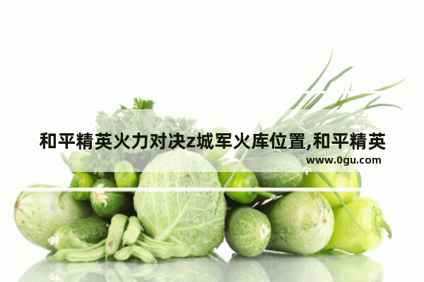和平精英火力对决z城军火库位置,和平精英火力机的位置