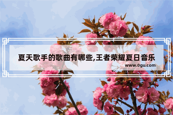 夏天歌手的歌曲有哪些,王者荣耀夏日音乐