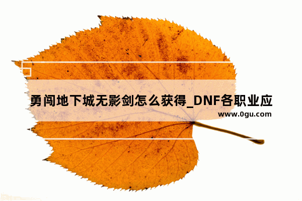 勇闯地下城无影剑怎么获得_DNF各职业应该装备什么（轻甲 布甲 重甲一类的）