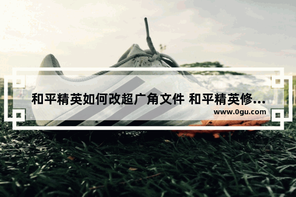 和平精英如何改超广角文件 和平精英修改配置文件作弊