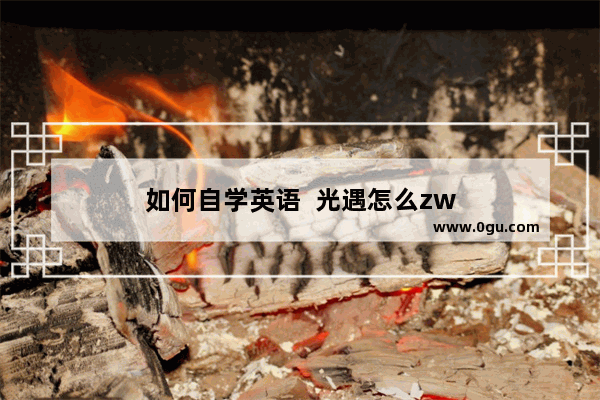 如何自学英语  光遇怎么zw