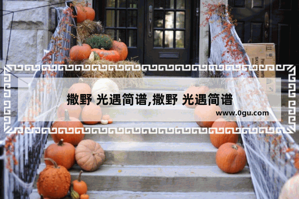 撒野 光遇简谱,撒野 光遇简谱
