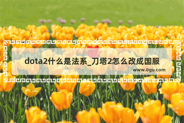 dota2什么是法系_刀塔2怎么改成国服服务器