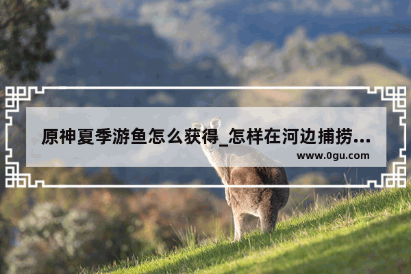 原神夏季游鱼怎么获得_怎样在河边捕捞野虾 需要什么诱料？虾子才会进虾笼里面
