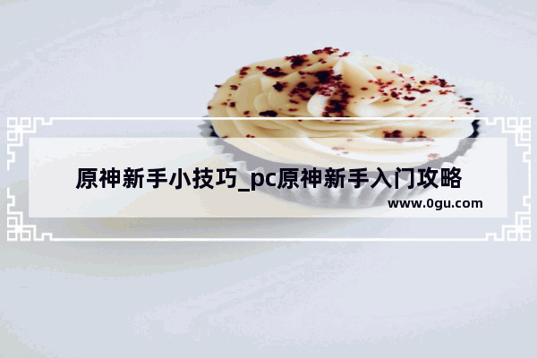 原神新手小技巧_pc原神新手入门攻略