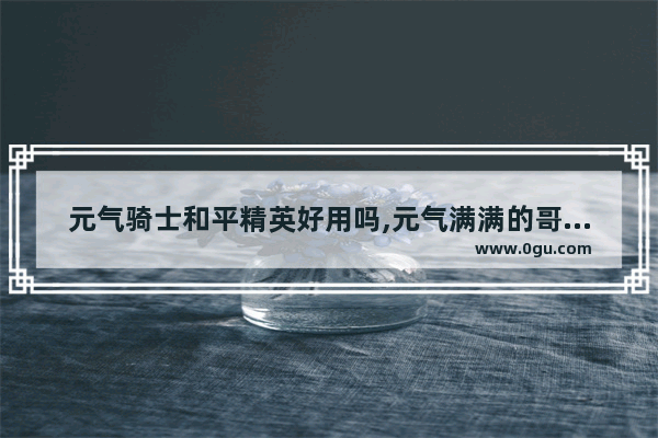 元气骑士和平精英好用吗,元气满满的哥哥与和平精英