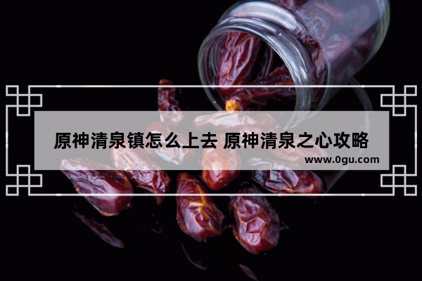 原神清泉镇怎么上去 原神清泉之心攻略