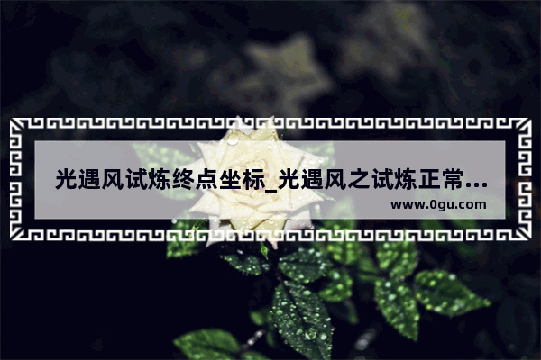光遇风试炼终点坐标_光遇风之试炼正常路线技巧