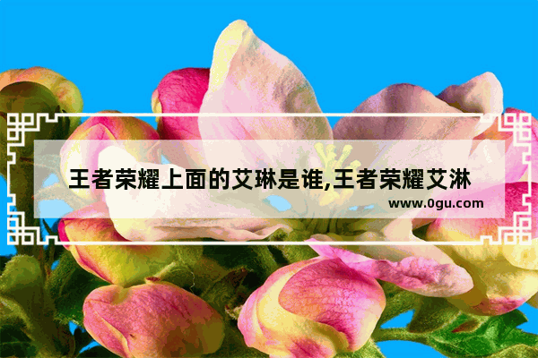 王者荣耀上面的艾琳是谁,王者荣耀艾淋