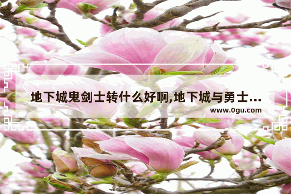 地下城鬼剑士转什么好啊,地下城与勇士手游试玩软件
