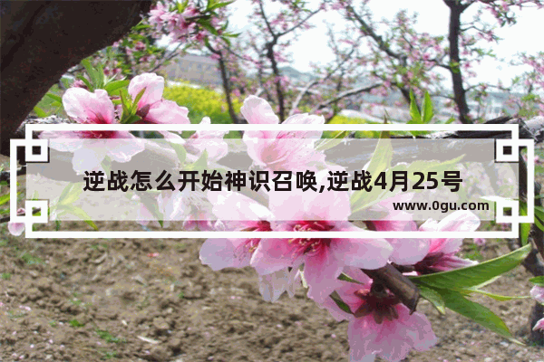 逆战怎么开始神识召唤,逆战4月25号