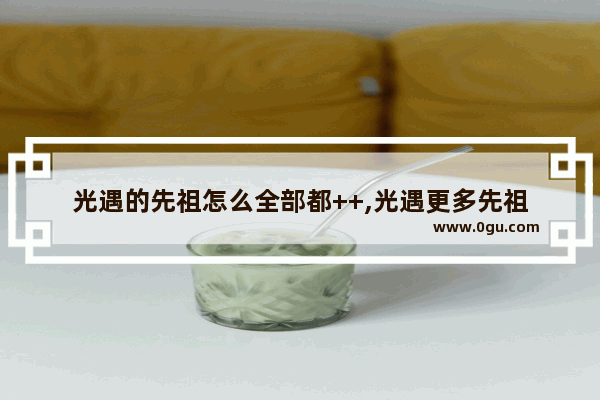 光遇的先祖怎么全部都++,光遇更多先祖