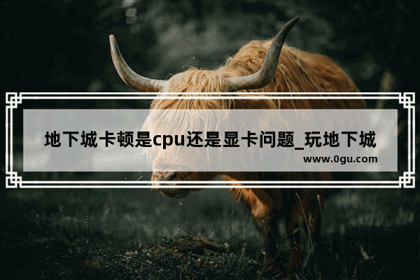 地下城卡顿是cpu还是显卡问题_玩地下城与勇士按技能会卡是什么原因