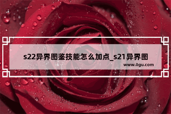 s22异界图鉴技能怎么加点_s21异界图鉴天赋怎么点