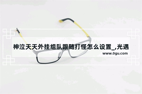 神泣天天外挂组队跟随打怪怎么设置_,光遇瞬移外挂
