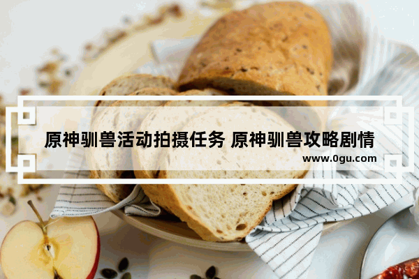 原神驯兽活动拍摄任务 原神驯兽攻略剧情