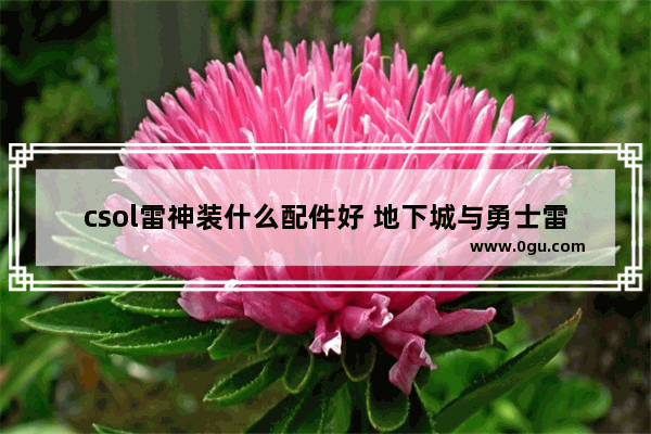 csol雷神装什么配件好 地下城与勇士雷神武器选择
