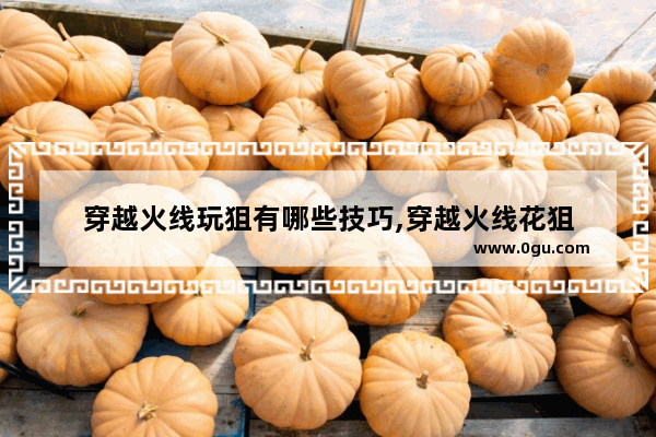 穿越火线玩狙有哪些技巧,穿越火线花狙