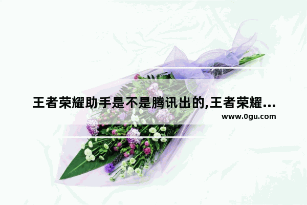 王者荣耀助手是不是腾讯出的,王者荣耀助手软件