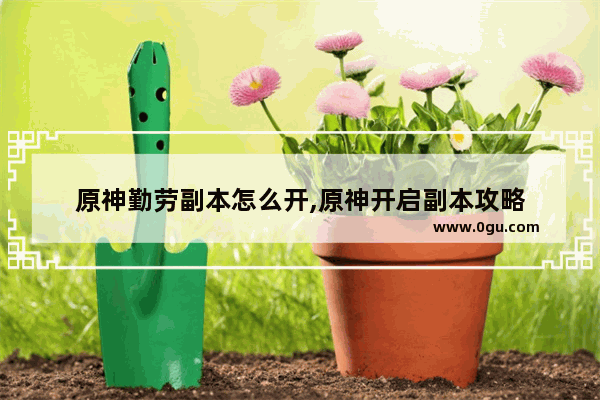 原神勤劳副本怎么开,原神开启副本攻略