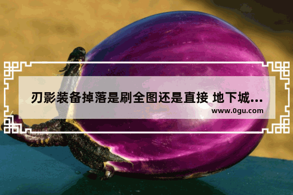 刃影装备掉落是刷全图还是直接 地下城与勇士刃影捡装备