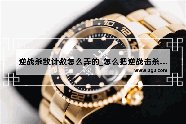逆战杀敌计数怎么弄的_怎么把逆战击杀视频录上