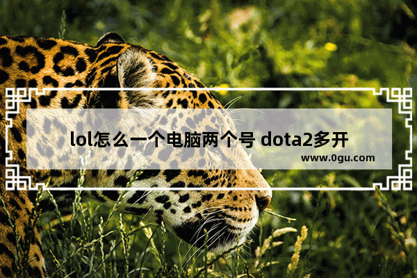 lol怎么一个电脑两个号 dota2多开