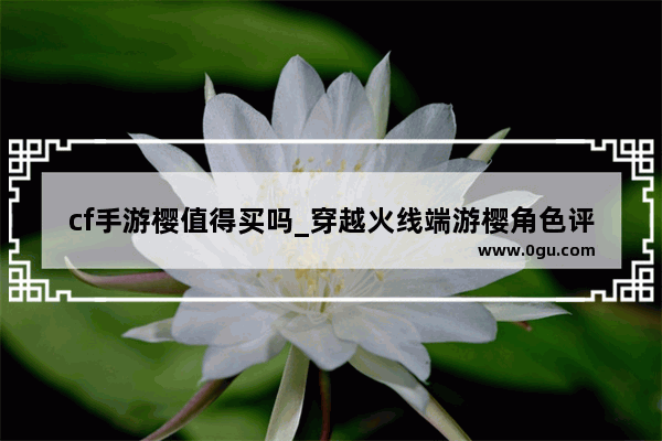 cf手游樱值得买吗_穿越火线端游樱角色评测