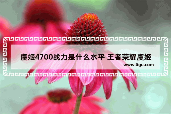 虞姬4700战力是什么水平 王者荣耀虞姬直播
