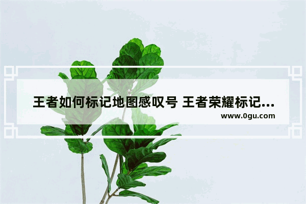 王者如何标记地图感叹号 王者荣耀标记敌人