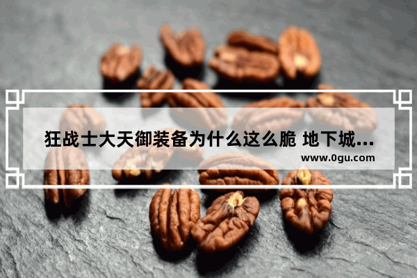 狂战士大天御装备为什么这么脆 地下城与勇士天御红眼伤害