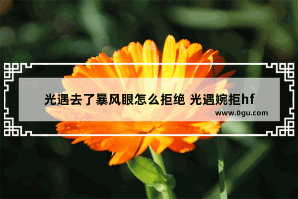 光遇去了暴风眼怎么拒绝 光遇婉拒hf