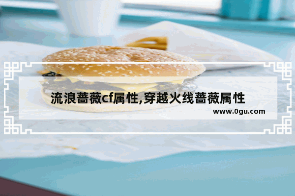 流浪蔷薇cf属性,穿越火线蔷薇属性